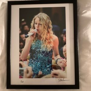 Taylor Swift signed numbered framed limited photo